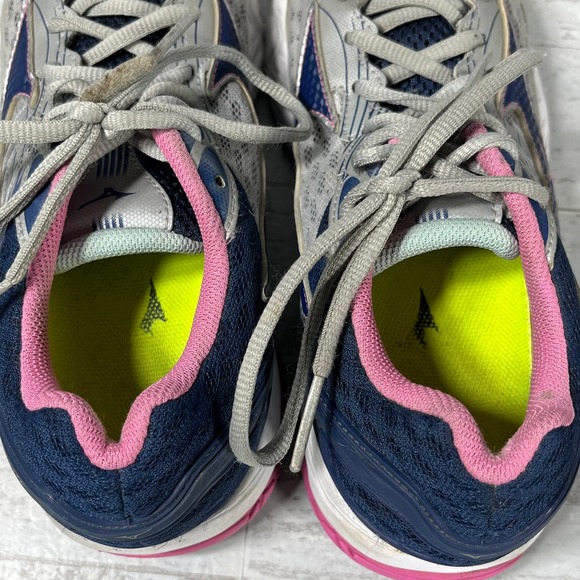 Mizuno Wave Dynasty Athletic Shoes Unisex W 7.5 M 5.5 Gray Running Athleisure - Picture 6 of 9